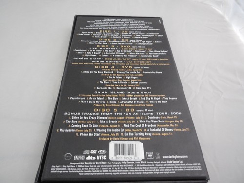 David Gilmore - Live in Gdansk Shipyard CD Box Set 5 Discs 2 CD, 2 DVD, 1 Bonus - Picture 5 of 15