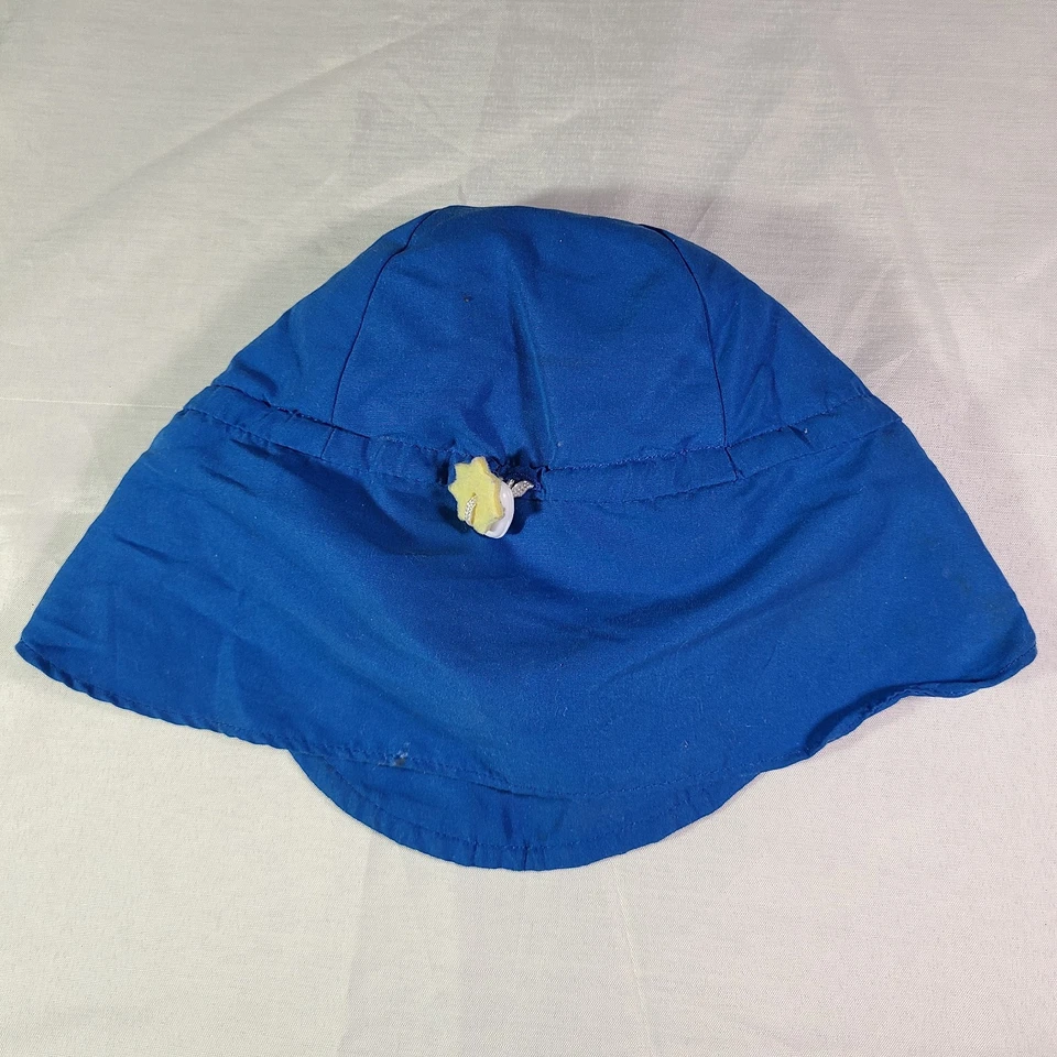 Sombrero I Play Baby Wear UPF 50+ Infantil Talla 0-6 Meses Azul con Correas 100% Poliéster Foto 2 de 4