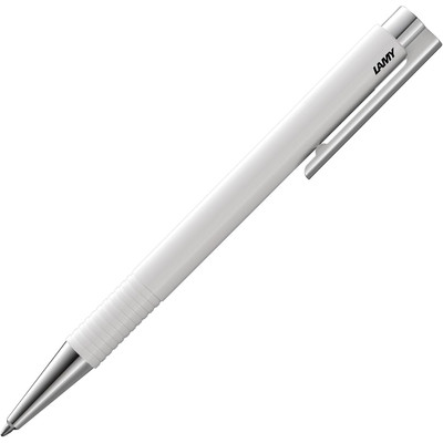 LAMY logo Kugelschreiber 204 M+ WEIß Stärke B Großraum Mine M16 Blau Clip neu