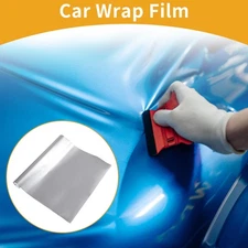 Matte Silver Tone Protective Car Wrap Film 152x31cm 5.5mil 1 Pc Universal