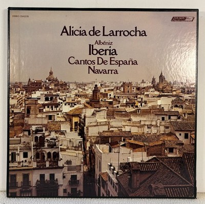 Alicia de Larrocha Albéniz: Iberia / Cantos De España / Navarra 2LP Box VG+/VG