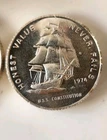 1974 USS Constitution Mint 1/2 oz .999 Silver Round 7.5ozs total