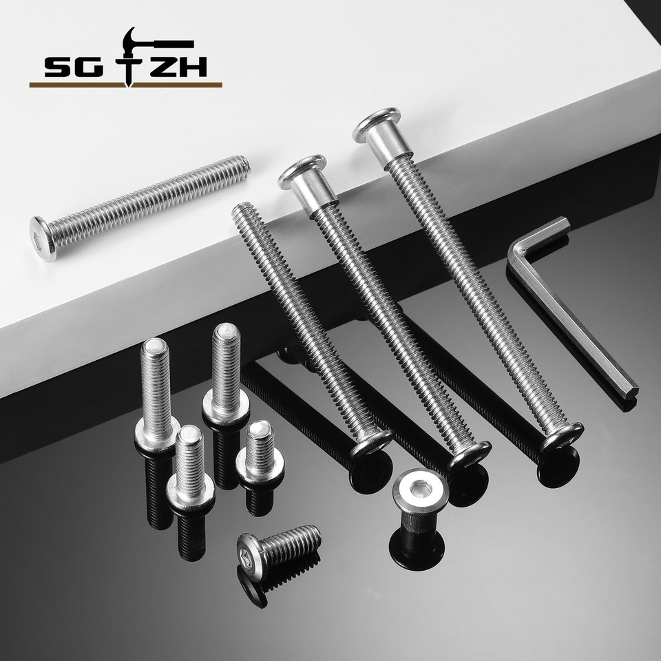 1/4-20 X 1 In. Flat Head Slotted Machine Screws - 18-8 Stainless - Foto 2