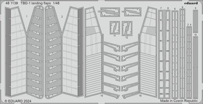 Eduard 481139 1:48 Douglas TBD-1 'Devastator' Landeklappen