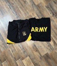 US Army PT Jacket and Shirt Bundle Size XL