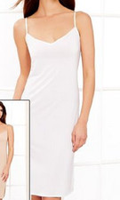 Ex M S White Full Slip / Petticoat / Chemise / Nightie - UK 14 Short