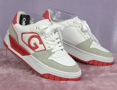 #ad Los Angeles GBG White Red Gray Sneakers Women’s Size 8.5 – NWOT $44.99