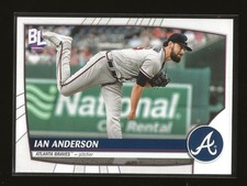 2023 Topps Big League Ian Anderson Base Card Atlanta Braves (#127)