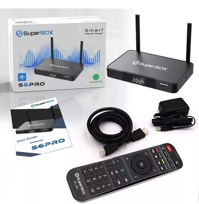 Superbox S6 Pro TV Box Smart Media Player For Android 12.0 System