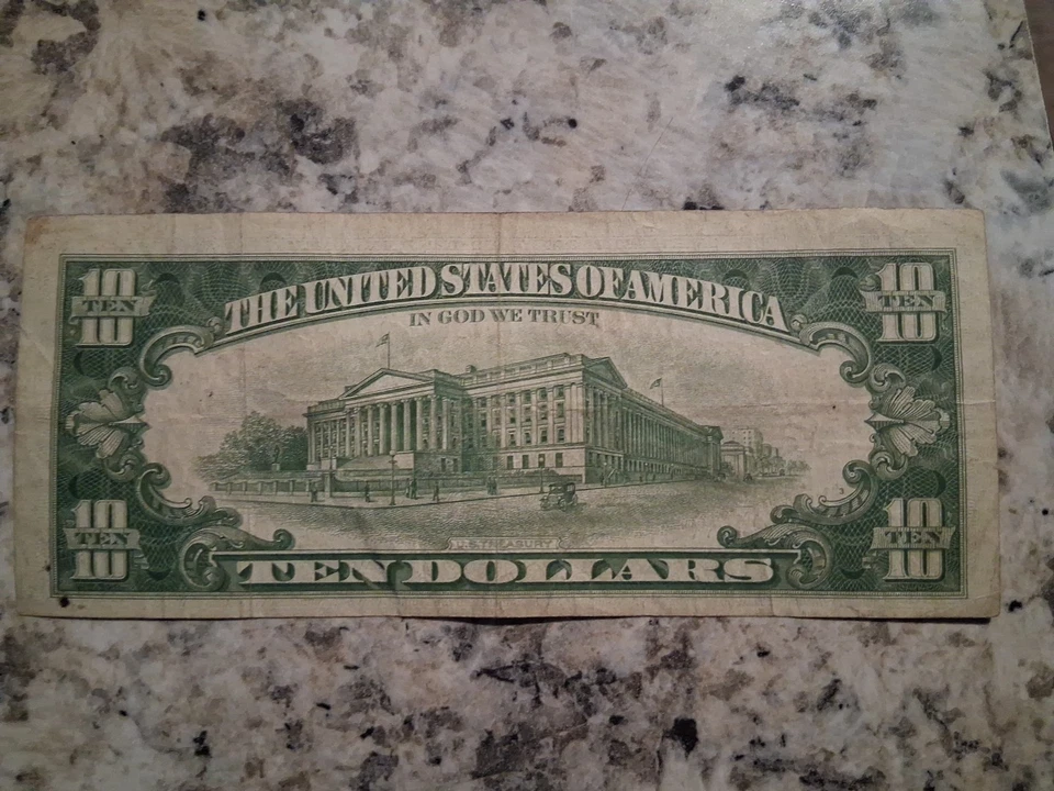1963 Ten Dollar Bill - Image 3 of 4