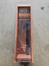 BOOKER’S UNCUT & UNFILTERED SMALL BATCH BOURBON WOODEN BOX EMPTY ADVERTISING