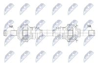 Antriebswelle NTY NPW-ME-227 FüR Mercedes Klasse W213 GLC X253 C238 Model S213