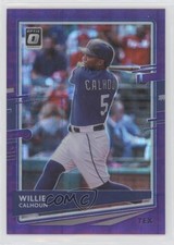 2020 Panini Donruss Optic FOTL Purple Pandora Prizm 19/99 Willie Calhoun 07rd