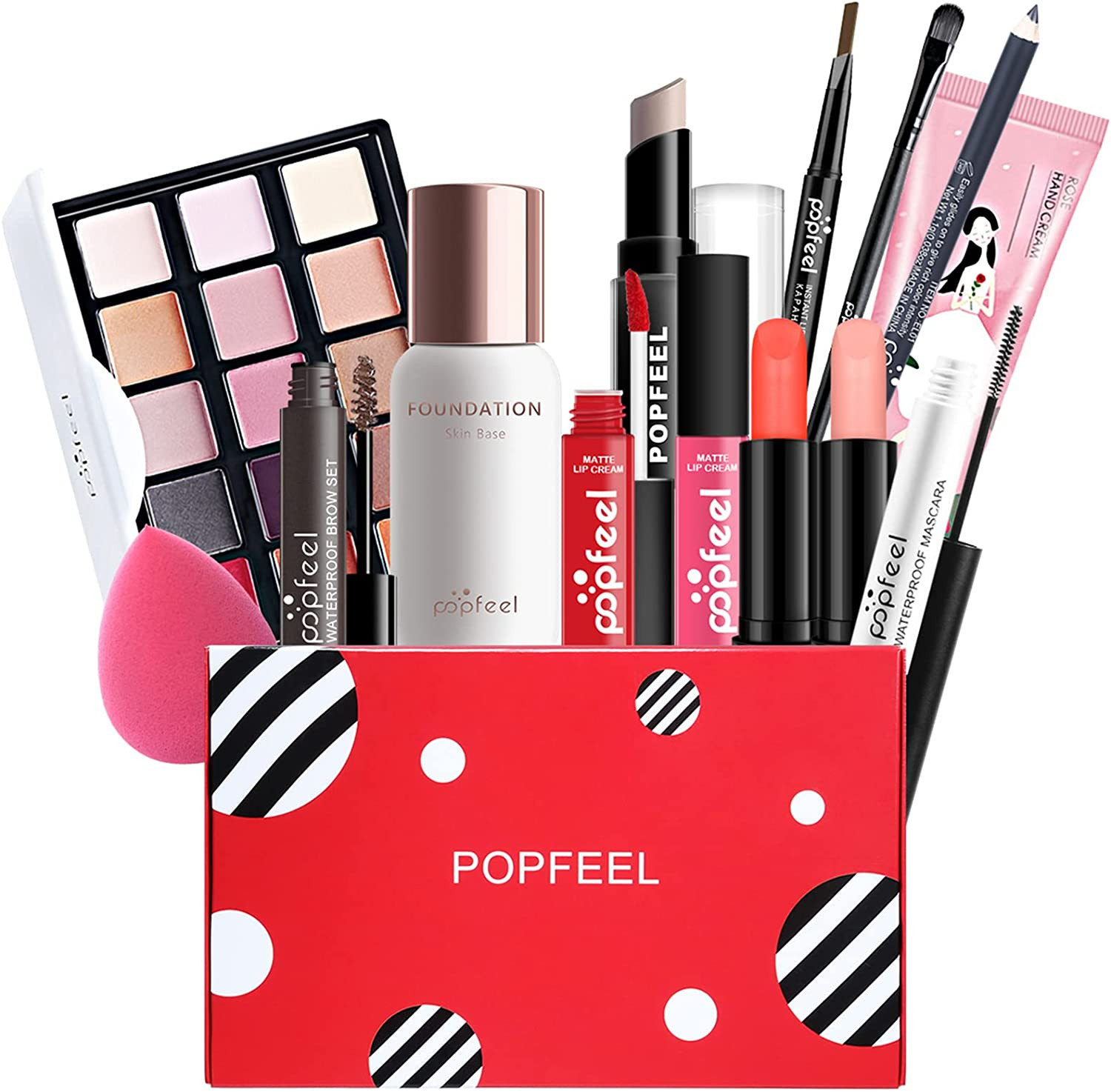 14Pcs Set Pennelli Make Up Completo - Idea Regalo Kit Trucco Professionale