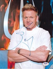 GORDON RAMSAY signed (HELL'S KITCHEN) Celebrity Chef 8X10 photo PSA/DNA AK71677