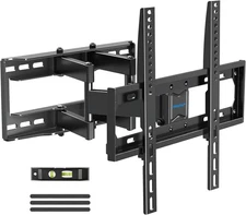 UL Listed TV Wall Mount, Full Motion TV Mount for Most 26-65 Inch Flat/Curved 