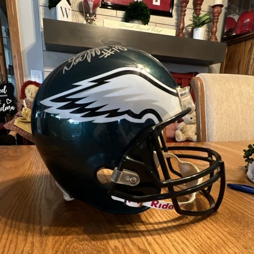 Philadelphia Eagles #10 Signed Football Helmet Original Autographed