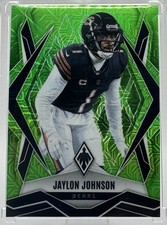 2025 Panini Phoenix #45 Jaylon Johnson Lime Green Mojo /75 - CHI Bears