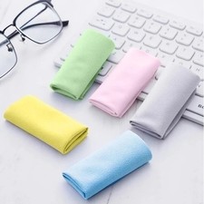 12 PCS Microfiber Cleaning Cloth for Glasses 6"X7" , Premium Eyeglass Cleaning