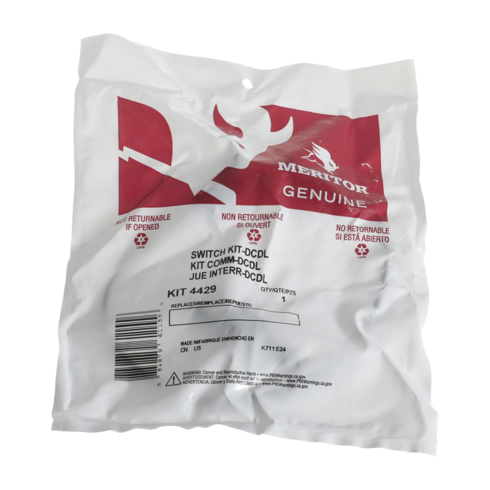 Sensor de interruptor de bloqueo diferencial para Meritor (N/P TDA-KIT4455)