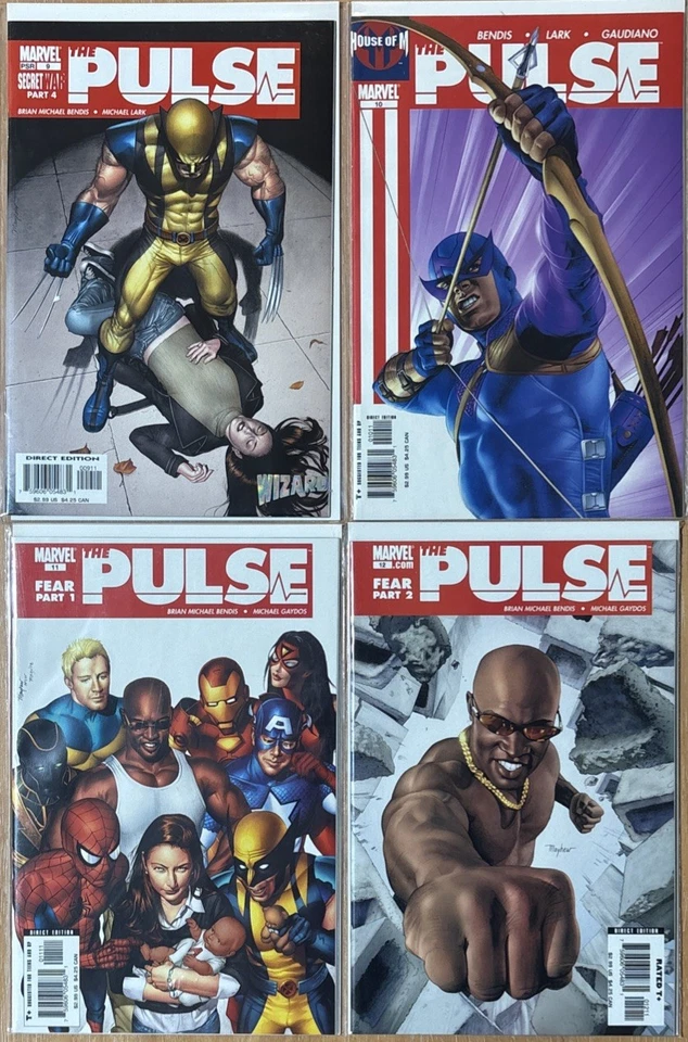 Pulse 1-14 COMPLETE Series Marvel Comics Bendis Jessica Jones Luke Cage all NM! - Image 3 of 4