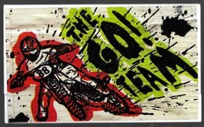 The Go! Team Thunder Lightning Strike 3 x 5 inch original promo sticker 2005 The Go! Team Thunder Lightning Strike 3 x 5 inch original promo sticker 2005