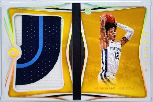 📈 JA MORANT GOLD PATCH RC /35 📈 2019-20 OPULENCE PATCHES BOOKLET ROOKIE JERSEY