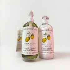 3pc Crabtree Evelyn Lemon Citron Hand Wash hand lotion Therapy Set New