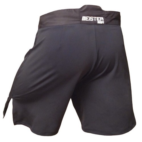 MEISTER STRETCH SPRINT BOARD SHORTS BLACK MMA Fight Training Boxing S