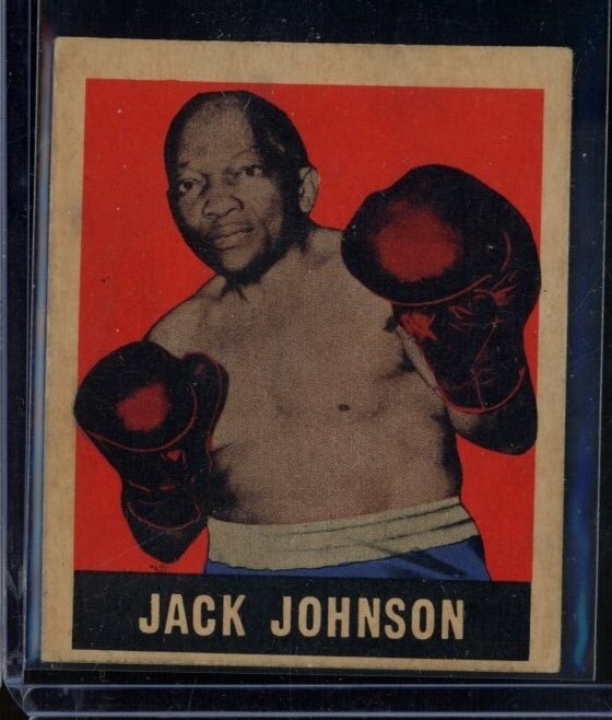 1948 Leaf Boxing #17 Jack Johnson VG-EX+ LOOK!