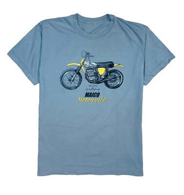 PERSONALIZED Vintage Motocross Maico 501  100% Cotton, Heavy-Weight