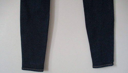 Pantalones de mezclilla 7 For All Mankind The Skinny para mujer W30 L29 azul enjuagado diseñador - Imagen 9 de 15