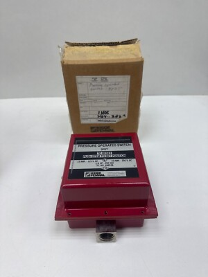 #ad KIDDE FENWAL 486536 Pressure Operated Switch 3PDT $295.00
