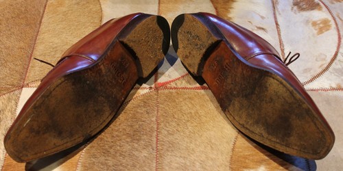 Berluti - Grembiule davanti pelle marrone derby - UK 8,5 - Foto 6 di 9