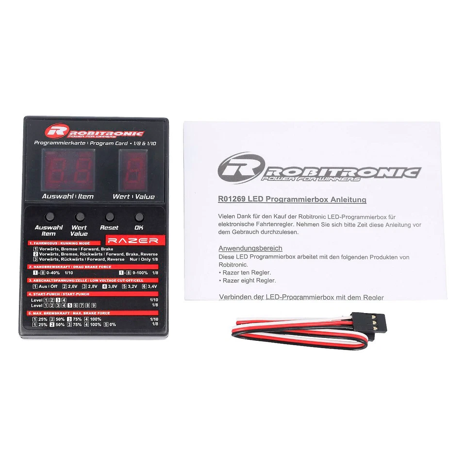 ROBITRONIC LED PROGRAMMIER BOX KARTE RAZER 8-eight & 10-ten # R01269 - Bild 4 von 4