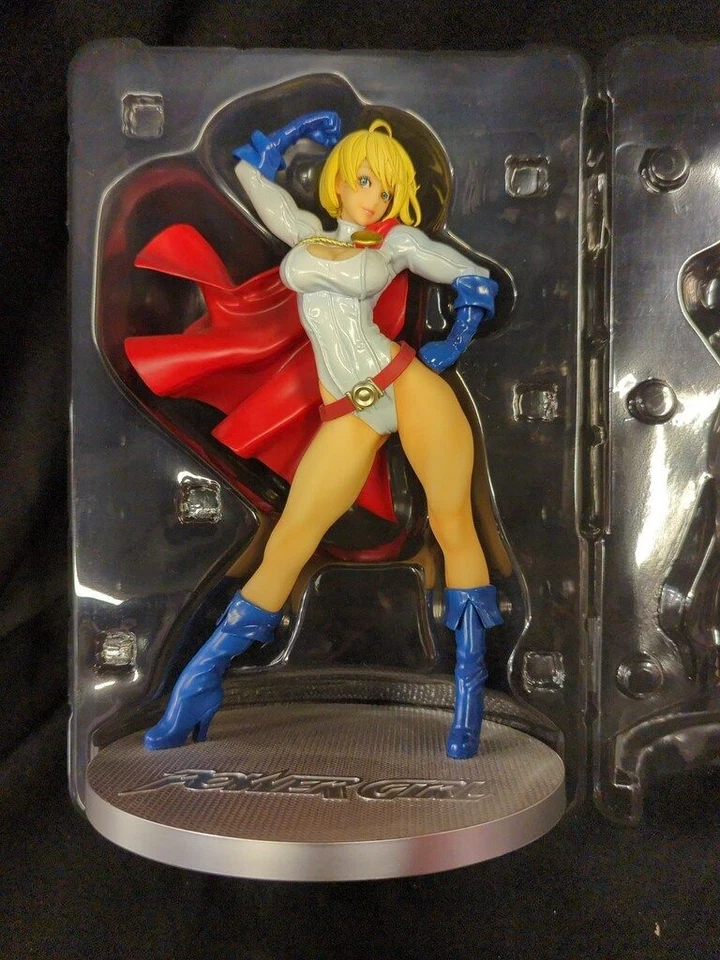 Kotobukiya DC Comics Bishoujo Estatua Power Girl Figura 1/7 Con Caja De Japón Foto 3 de 4