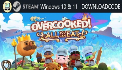 NEU PC Computer Spiel Overcooked All You Can Eat für Windows 10 11 STEAM Code