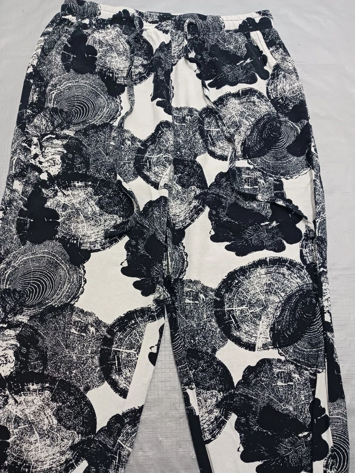 Pantalones Harén Joggers Patrón Graffiti 100% Algodón Talla S. W-24"  Foto 3 de 4