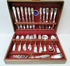 INTERNATIONAL Sterling Flatware Service for 11,  52Pc  1940 Grams.  No Mono