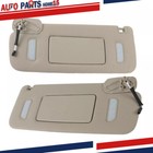 Sun Visor Left LH+RH Right Side Gray For 2007-2014 Silverado Sierra Tahoe Yukon