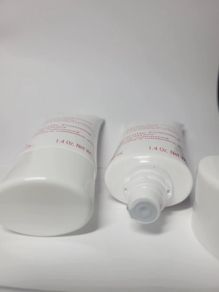 PACK DE 5 CLARINS LIMPIADOR ESPUMOSO SUAVE CON SEMILLA DE ALGODÓN 1,4 OZ NUEVO SIN CAJA Foto 2 de 4