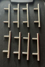 8 Satin Nickel Finish Pulls Drawers Handles Hardware