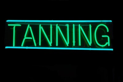 Tanning 20'' Neon Sign Lamp Store Show Bar Show With Dimmer