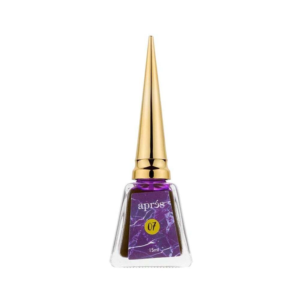 Aprés Apres Artiste ArtInk Marble Effect Gel Nail Polish - Purple (7) - 15ml
