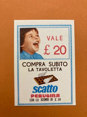 SPECIAL GOOD SHOT PERUGINA OUT OF COLLECTION FOOTBALLERS PANINI 1974 RARE