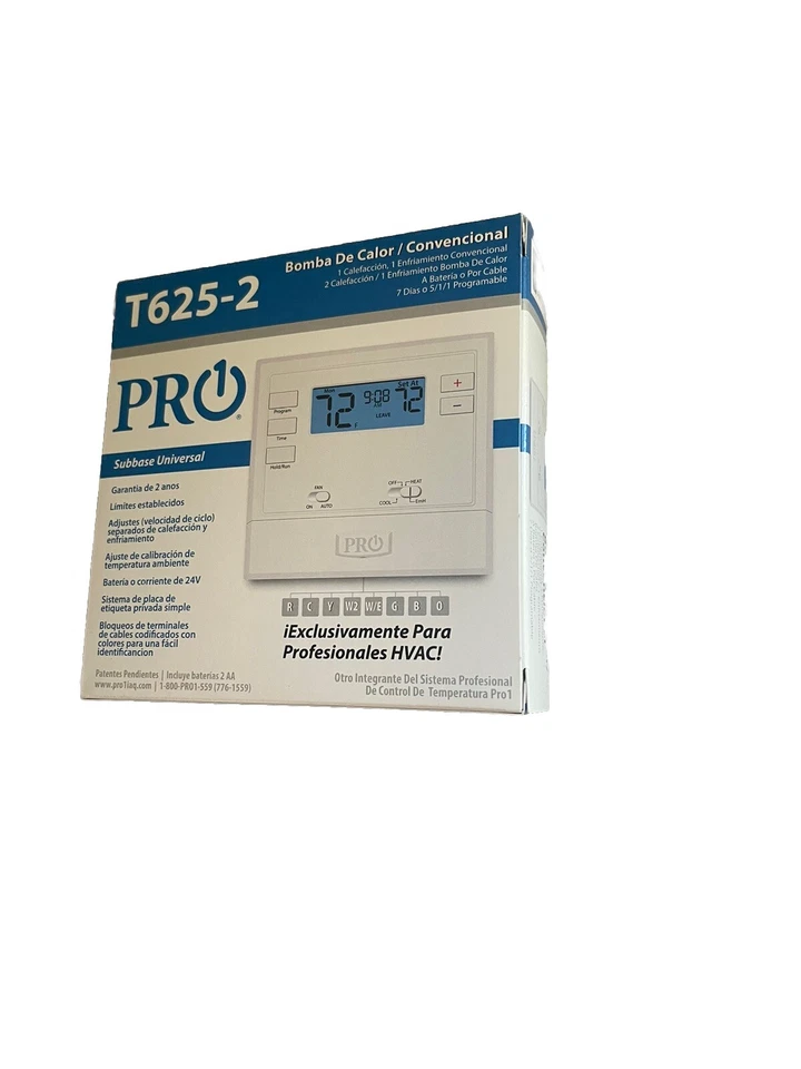 Pro1 IAQ T625-2 Multi-Stage Programmable Thermostat - Image 3 of 4