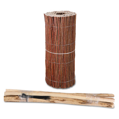 Beeteinfassung Weidenmatte Teichumrandung Weide 30/40cm Hhe Rollzaun  Steckzaun | eBay