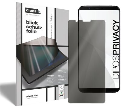 Blickschutzfolie für OnePlus 5T (Hoch) 2x Folie Sichtschutz Schutzfolie