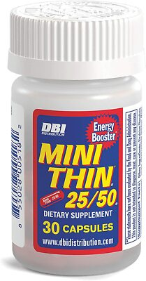 #ad #ad 6 30ct BOTTLES MINI THIN 25 50 EF ENERGY BOOSTER 180 PILLS $33.91