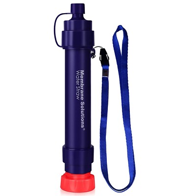 Wasserfilter Survival Strohhalm, 4 Stufen Filter, tragbar - Membranlösungen